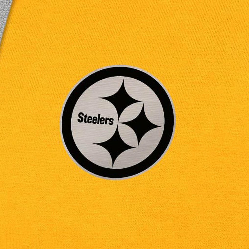 Pittsburgh Steelers Antigua Brushed Carbon Victory Pullover Hoodie - Gold online