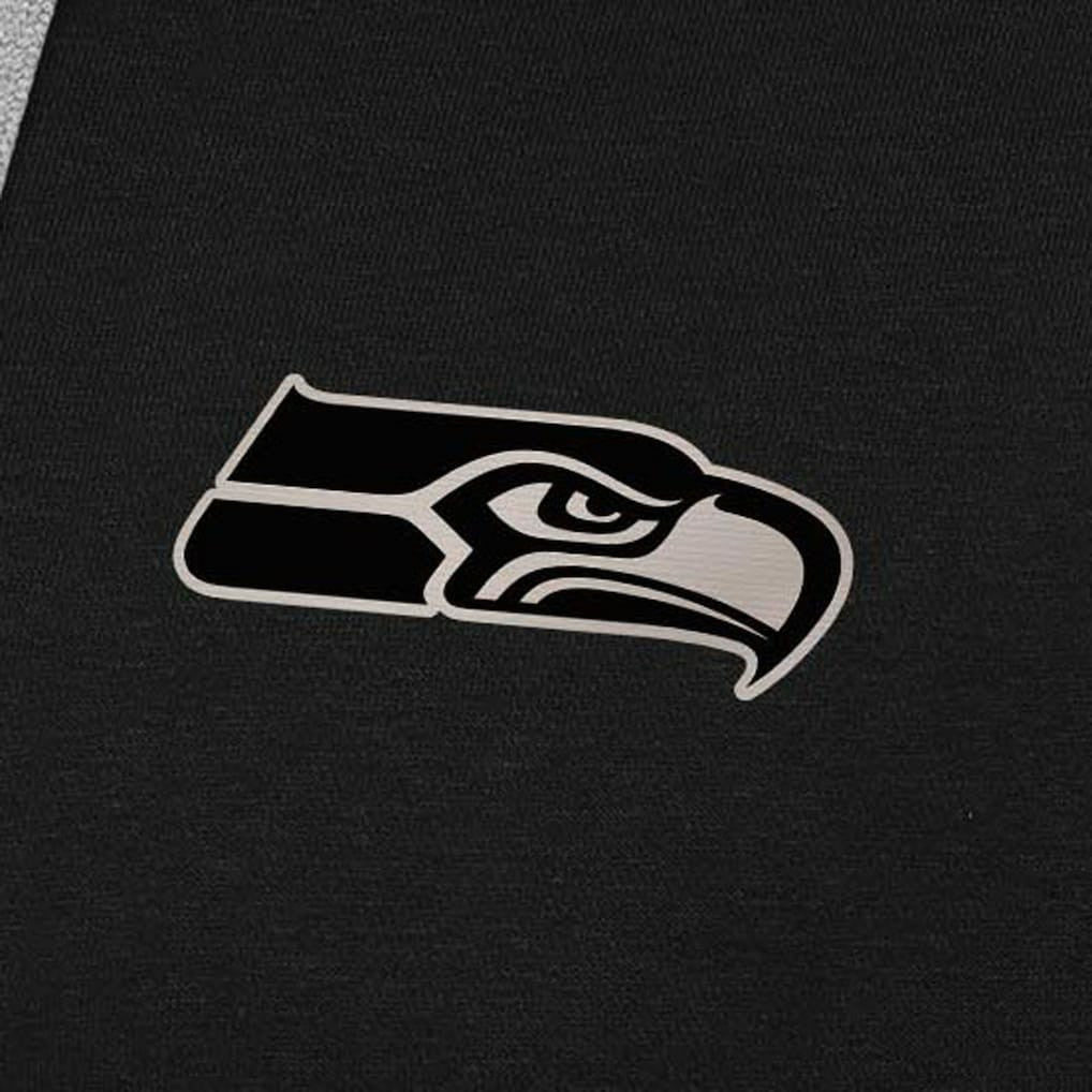 Seattle Seahawks Antigua Brushed Carbon Victory Pullover Hoodie - Black online