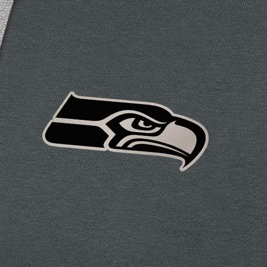 Seattle Seahawks Antigua Brushed Carbon Victory Pullover Hoodie - Charcoal online