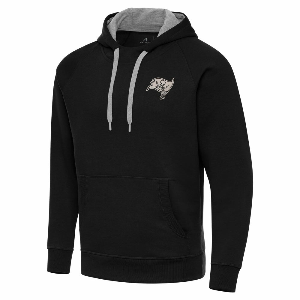 Tampa Bay Buccaneers Antigua Brushed Carbon Victory Pullover Hoodie - Black outlet