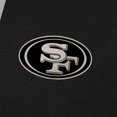 San Francisco 49ers Antigua Brushed Carbon Victory Pullover Hoodie - Black discount
