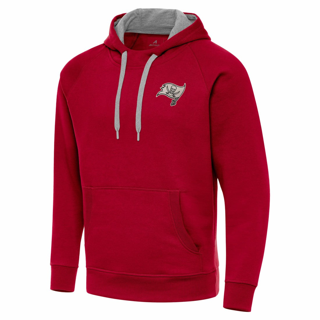 Tampa Bay Buccaneers Antigua Brushed Carbon Victory Pullover Hoodie - Red sale