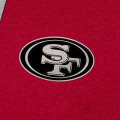 San Francisco 49ers Antigua Brushed Carbon Victory Pullover Hoodie - Scarlet online