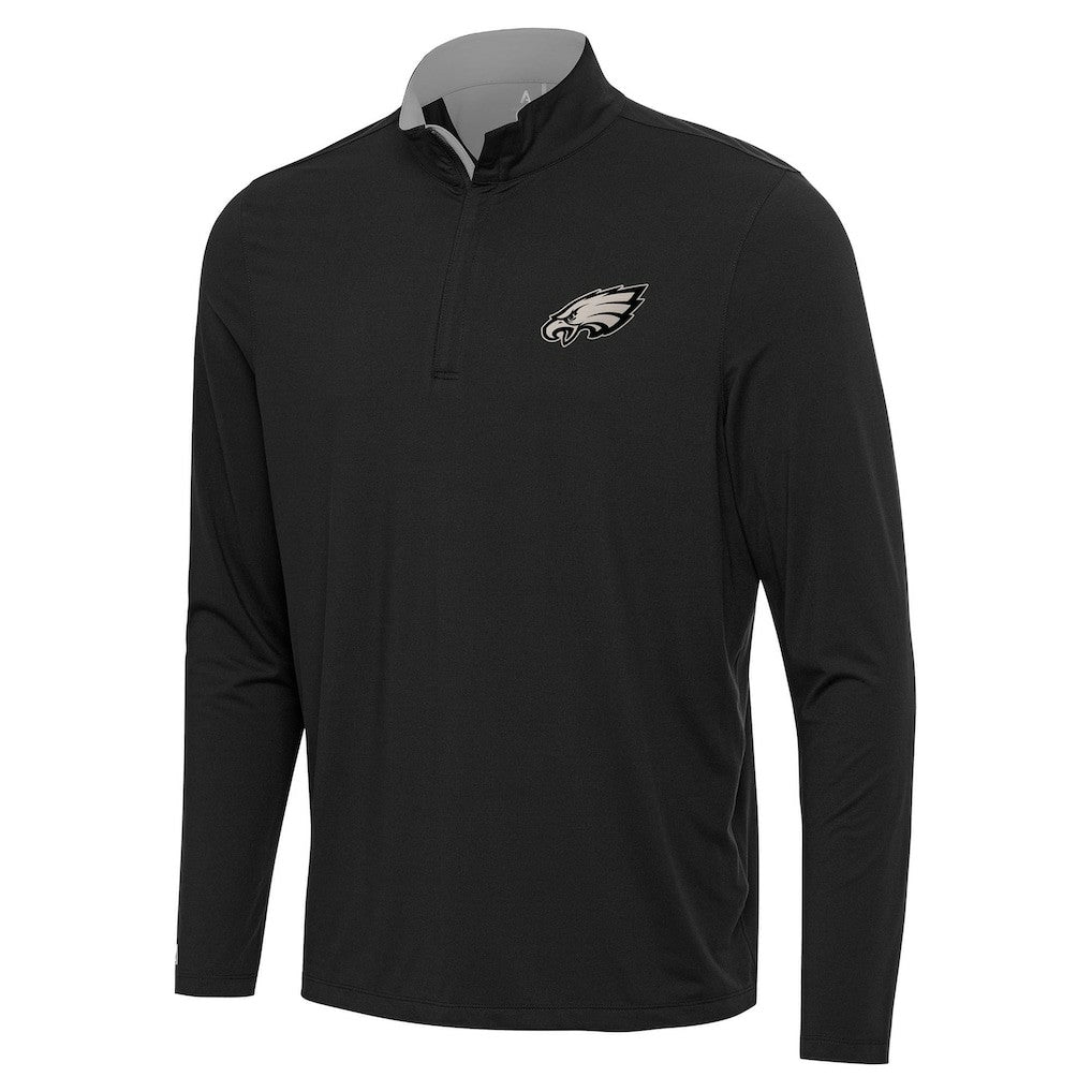 Philadelphia Eagles Antigua Content Quarter-Zip Top - Charcoal for sale