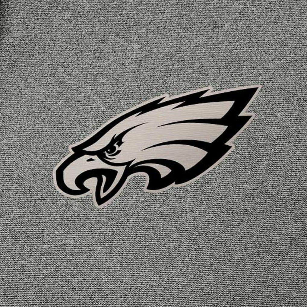 Philadelphia Eagles Antigua Effortless Full-Zip Hoodie Jacket - Heather Black outlet