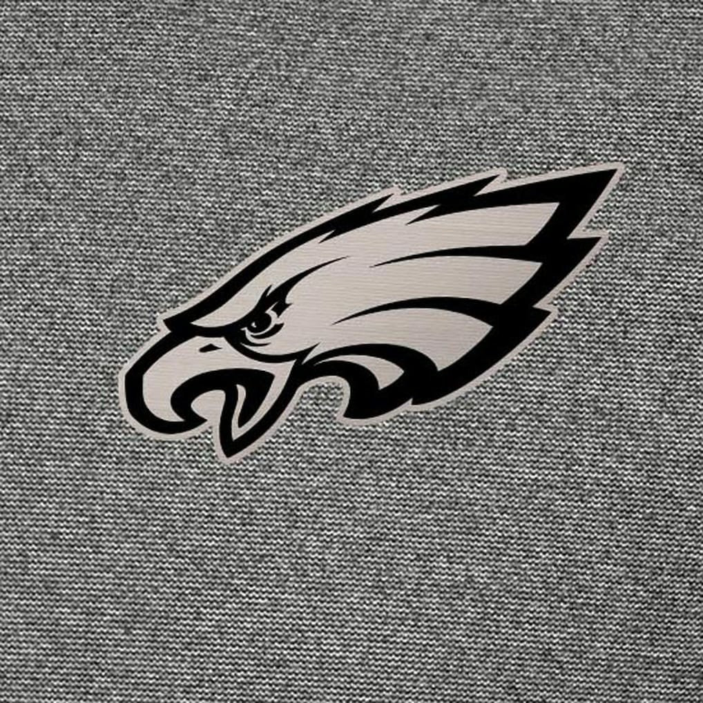Philadelphia Eagles Antigua Subtle Quarter-Zip Sweatshirt - Heather Black cheap