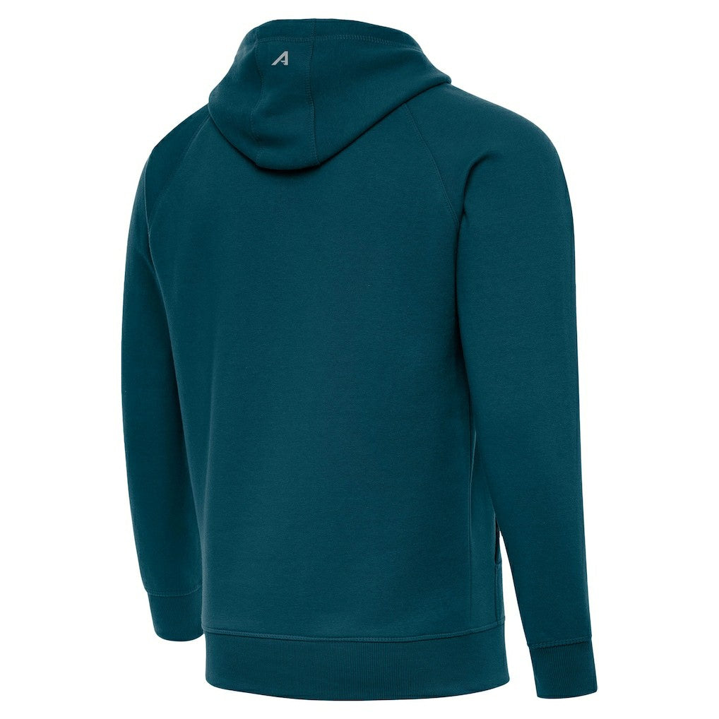 Philadelphia Eagles Antigua Victory Pullover Hoodie - Midnight Green sale