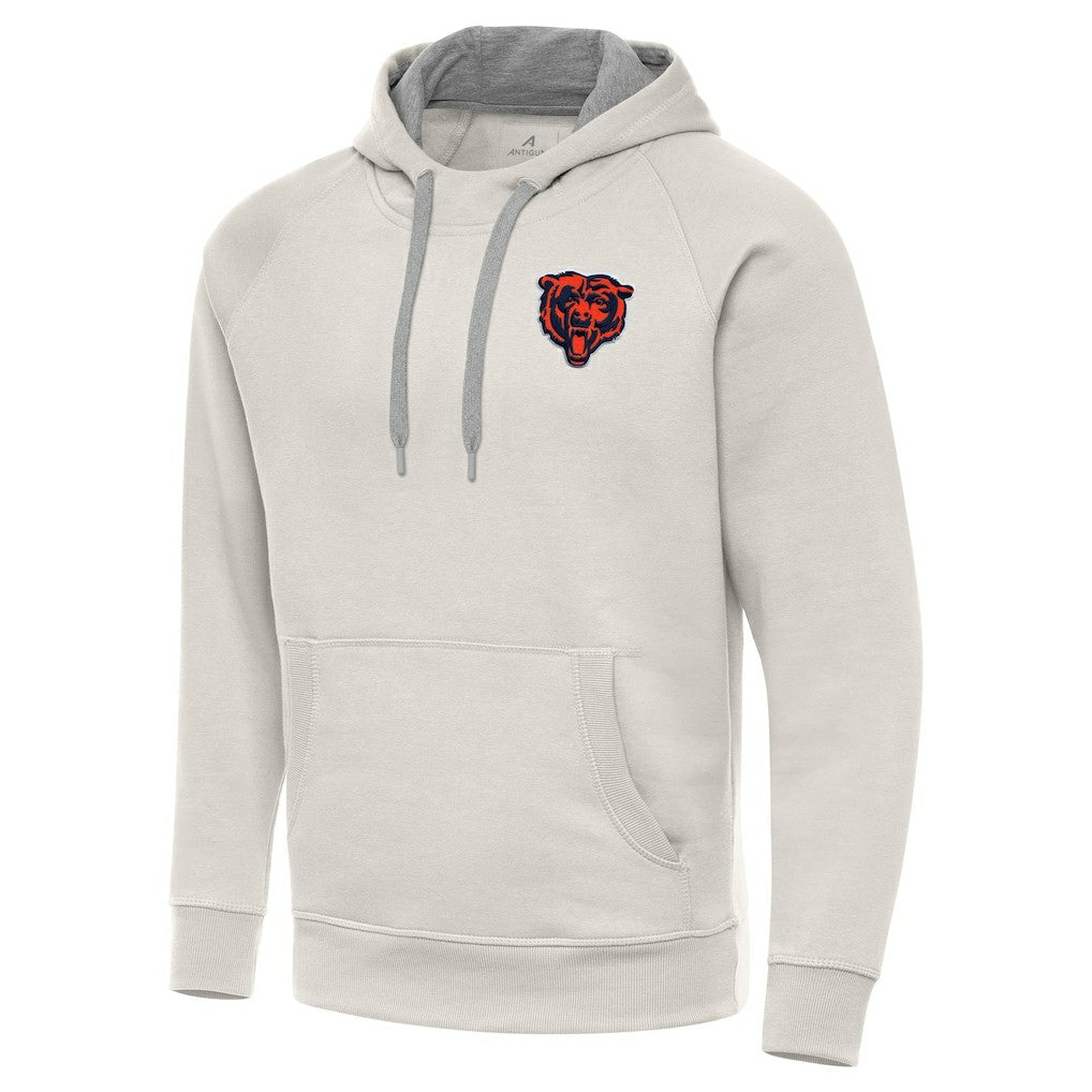 Chicago Bears Antigua Victory Raglan Pullover Hoodie - Cream outlet