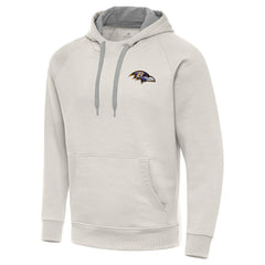 Baltimore Ravens Antigua Victory Raglan Pullover Hoodie - Cream cheap