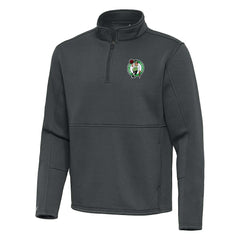 Boston Celtics Antigua Twist Quarter-Zip Pullover Top - Pewter online