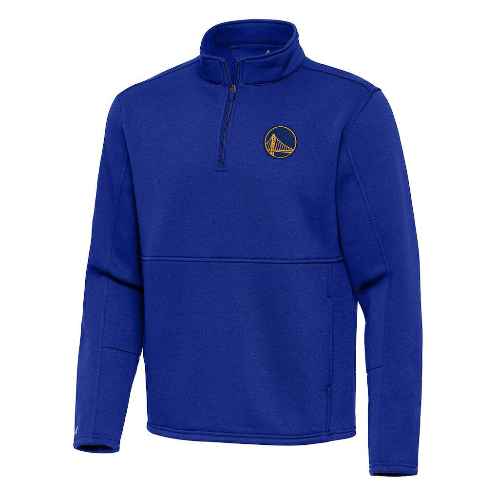 Golden State Warriors Antigua Twist Quarter-Zip Pullover Top - Royal online