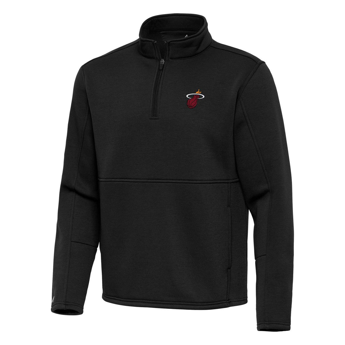 Miami Heat Antigua Twist Quarter-Zip Pullover Top - Black online