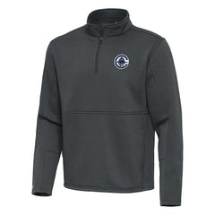 LA Clippers Antigua Twist Quarter-Zip Pullover Top - Pewter outlet