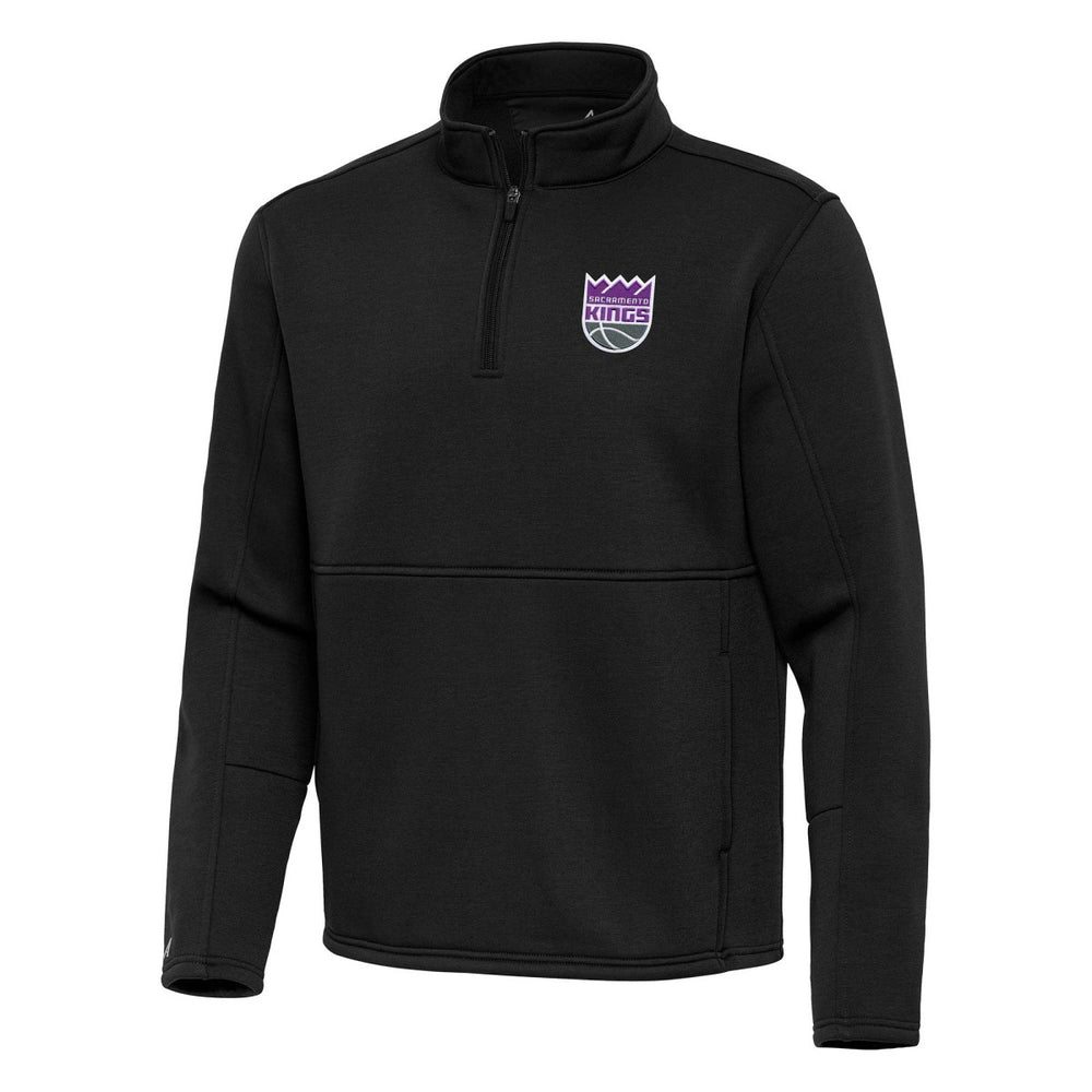 Sacramento Kings Antigua Twist Quarter-Zip Pullover Top - Black shop