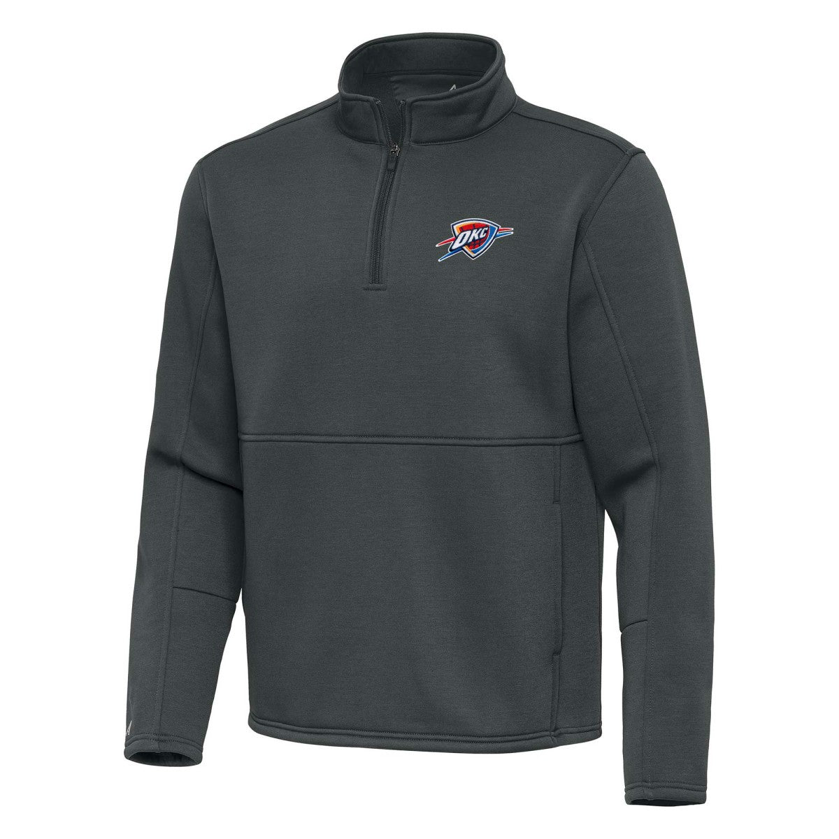 Oklahoma City Thunder Antigua Twist Quarter-Zip Pullover Top - Pewter shop