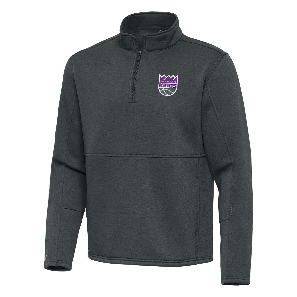 Sacramento Kings Antigua Twist Quarter-Zip Pullover Top - Pewter outlet