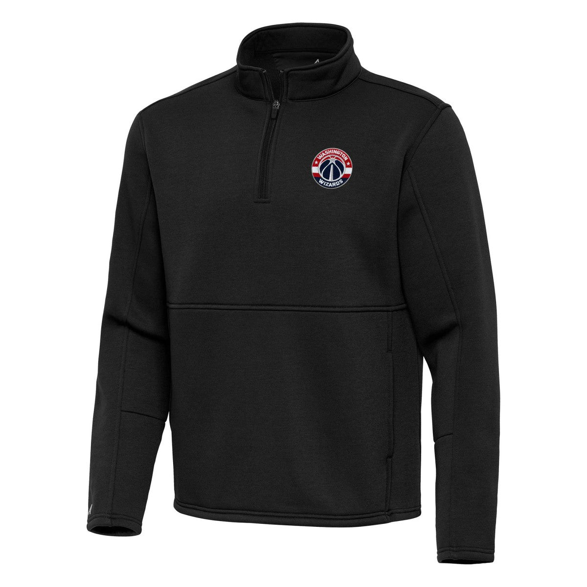 Washington Wizards Antigua Twist Quarter-Zip Pullover Top - Black outlet