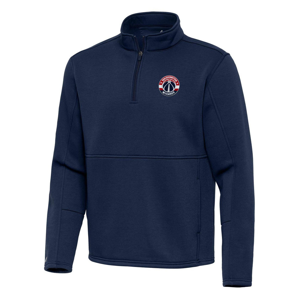 Washington Wizards Antigua Twist Quarter-Zip Pullover Top - Navy outlet