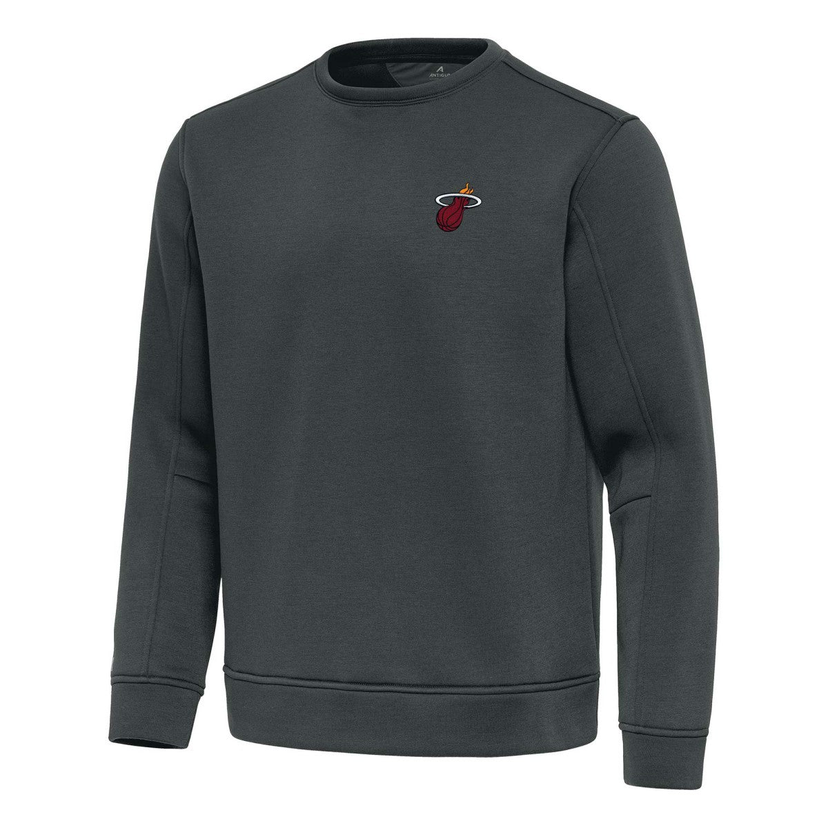 Miami Heat Antigua Relevant Pullover Sweatshirt - Pewter sale