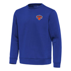 New York Knicks Antigua Relevant Pullover Sweatshirt - Blue on sale