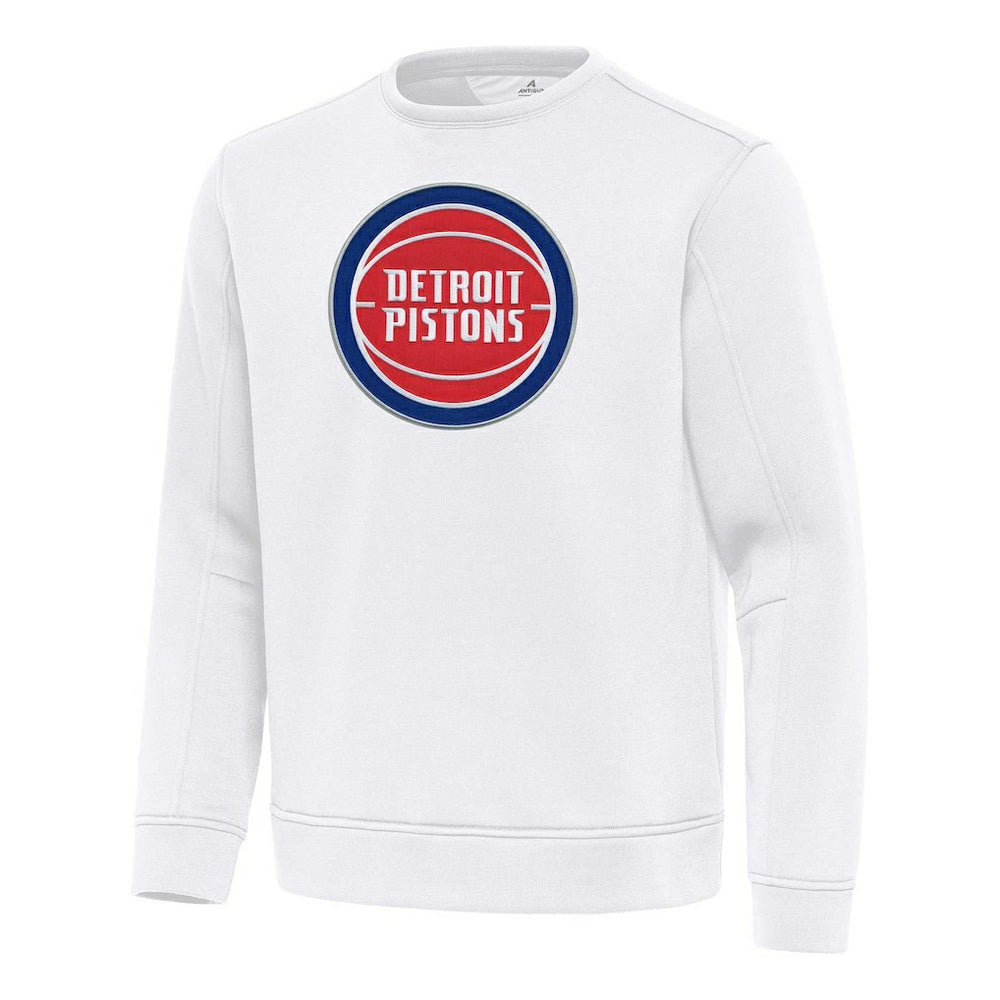 Detroit Pistons Antigua Relevant Pullover Sweatshirt sale - White sale