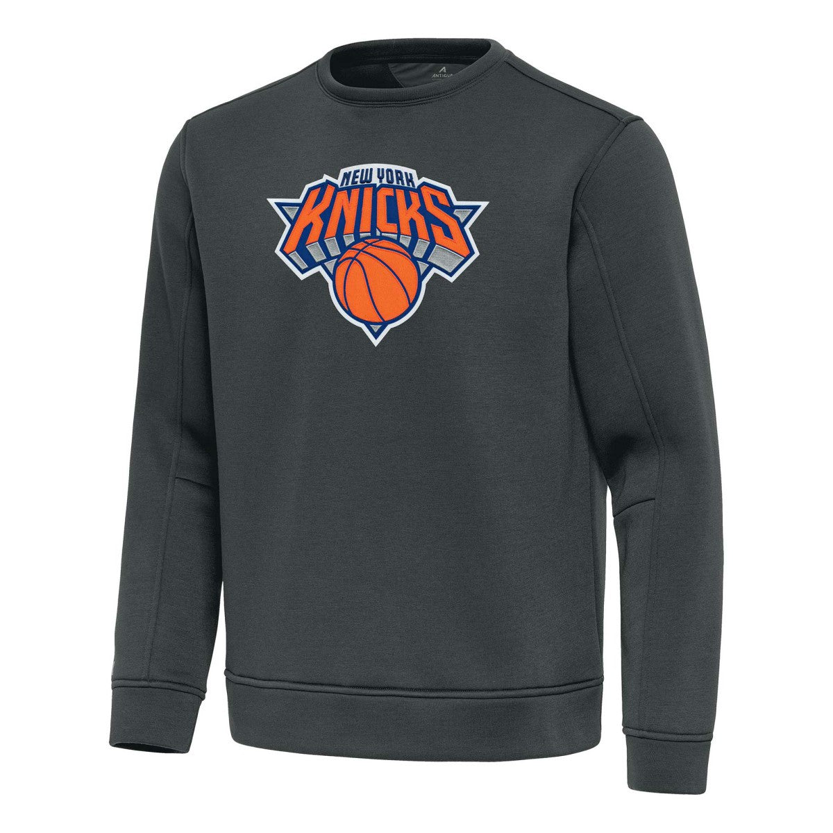 New York Knicks Antigua Relevant Pullover Sweatshirt - Pewter for sale