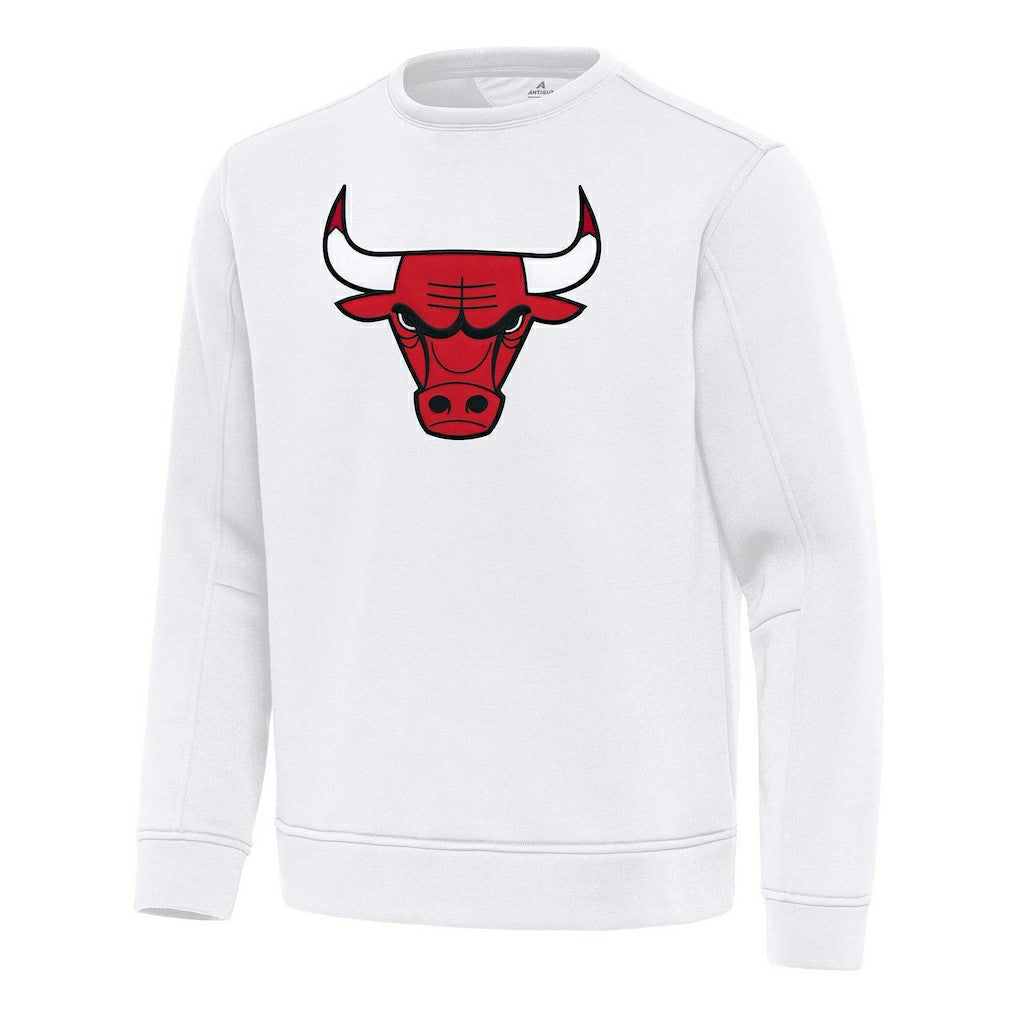 Chicago Bulls Antigua Relevant Pullover Sweatshirt sale - White discount