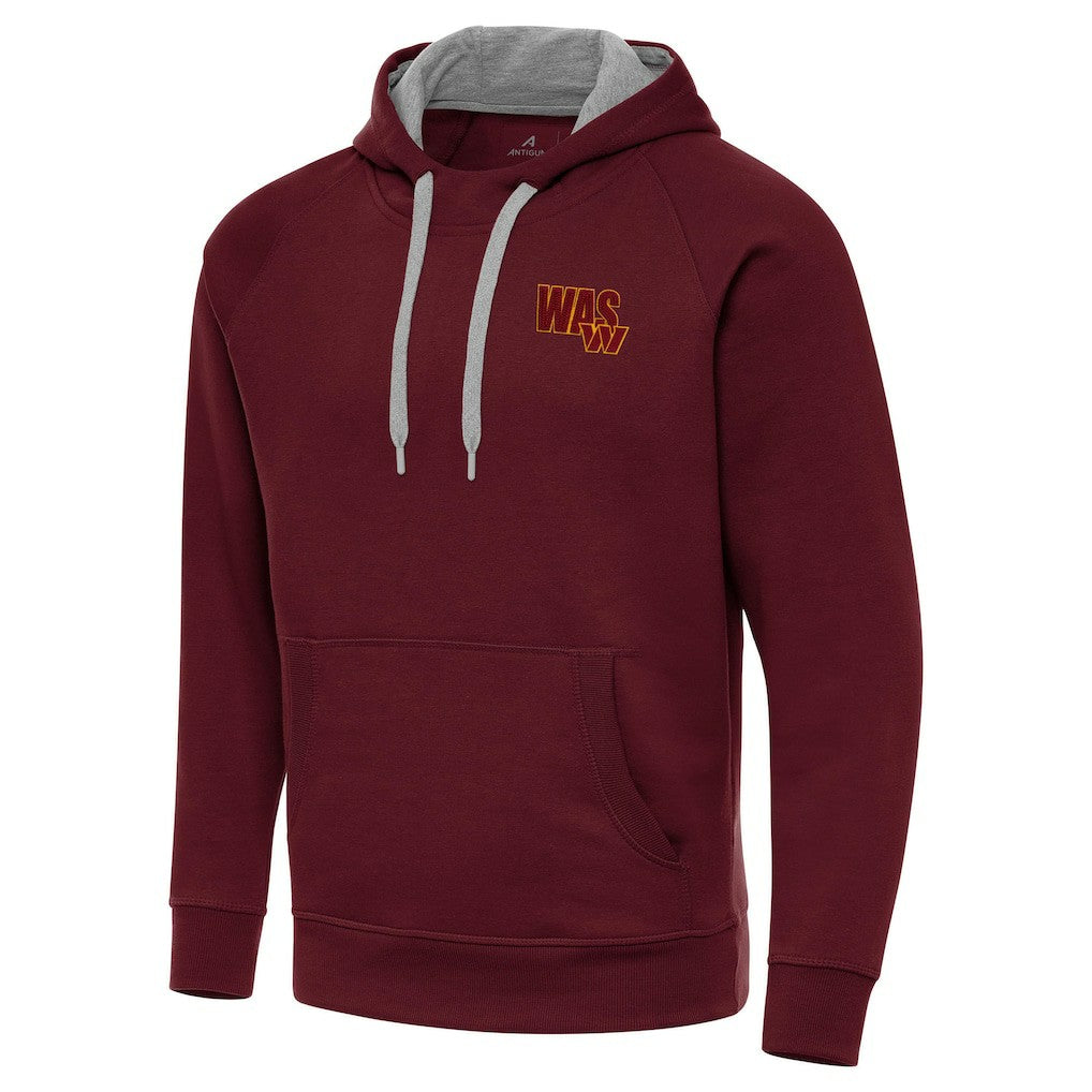 Men's Washington Commanders Antigua Victory Pullover Hoodie - Burgundy on sale