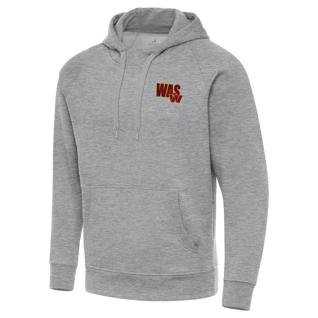 Men's Washington Commanders Antigua Victory Pullover Hoodie - Heather Gray discount