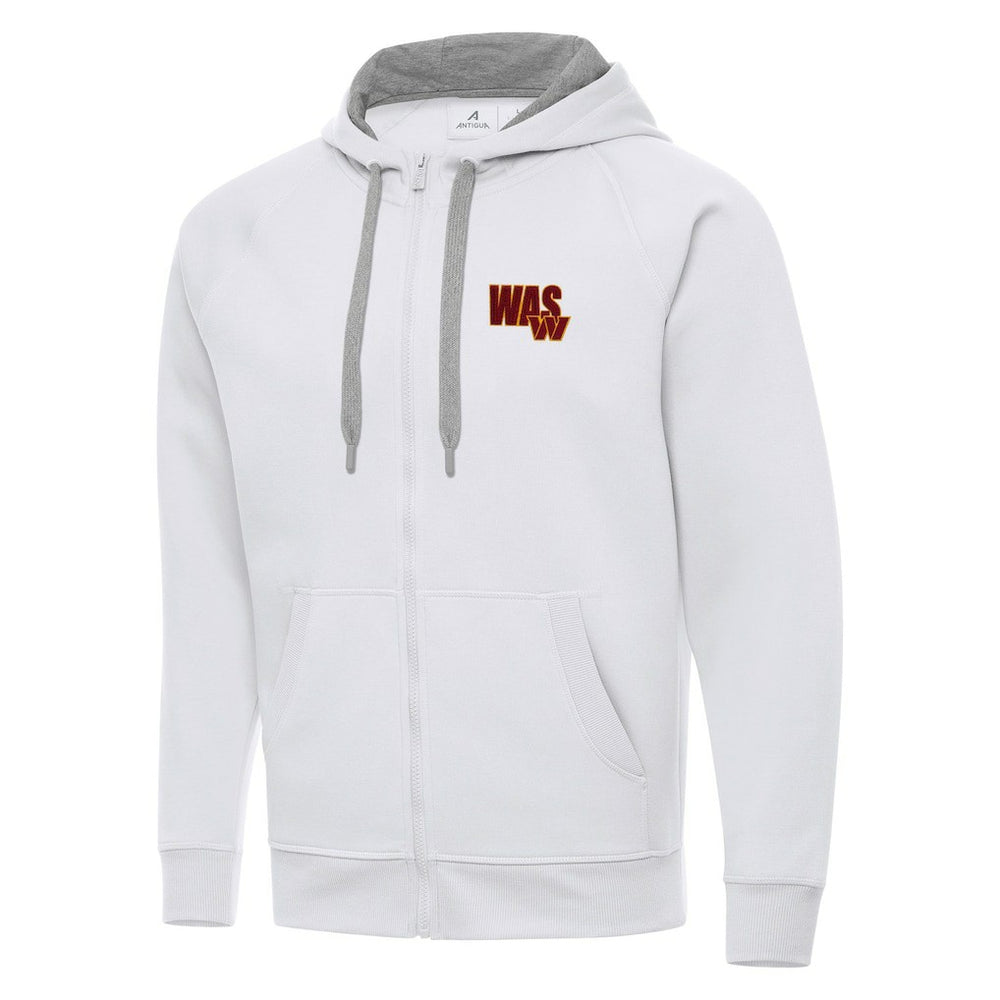 Men's Washington Commanders Antigua Victory Full-Zip Hoodie - White sale