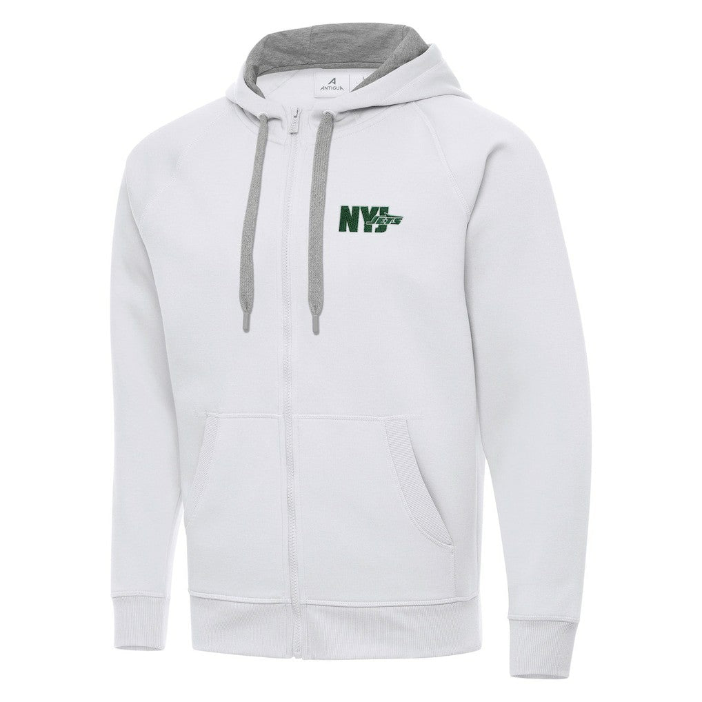 Men's New York Jets Antigua Victory Full-Zip Hoodie - White online