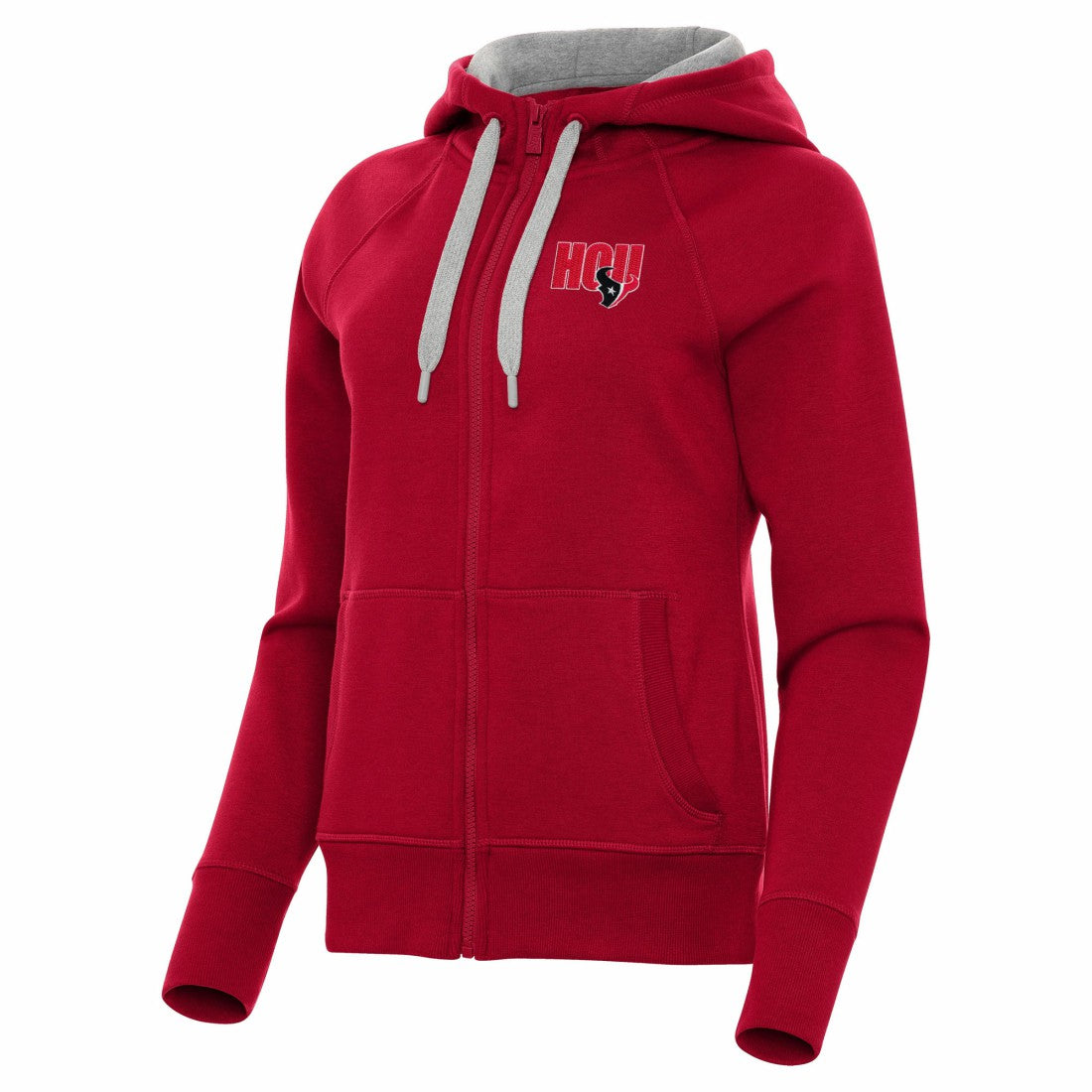 Houston Texans Antigua Women's Victory Full-Zip Hoodie - Red discount
