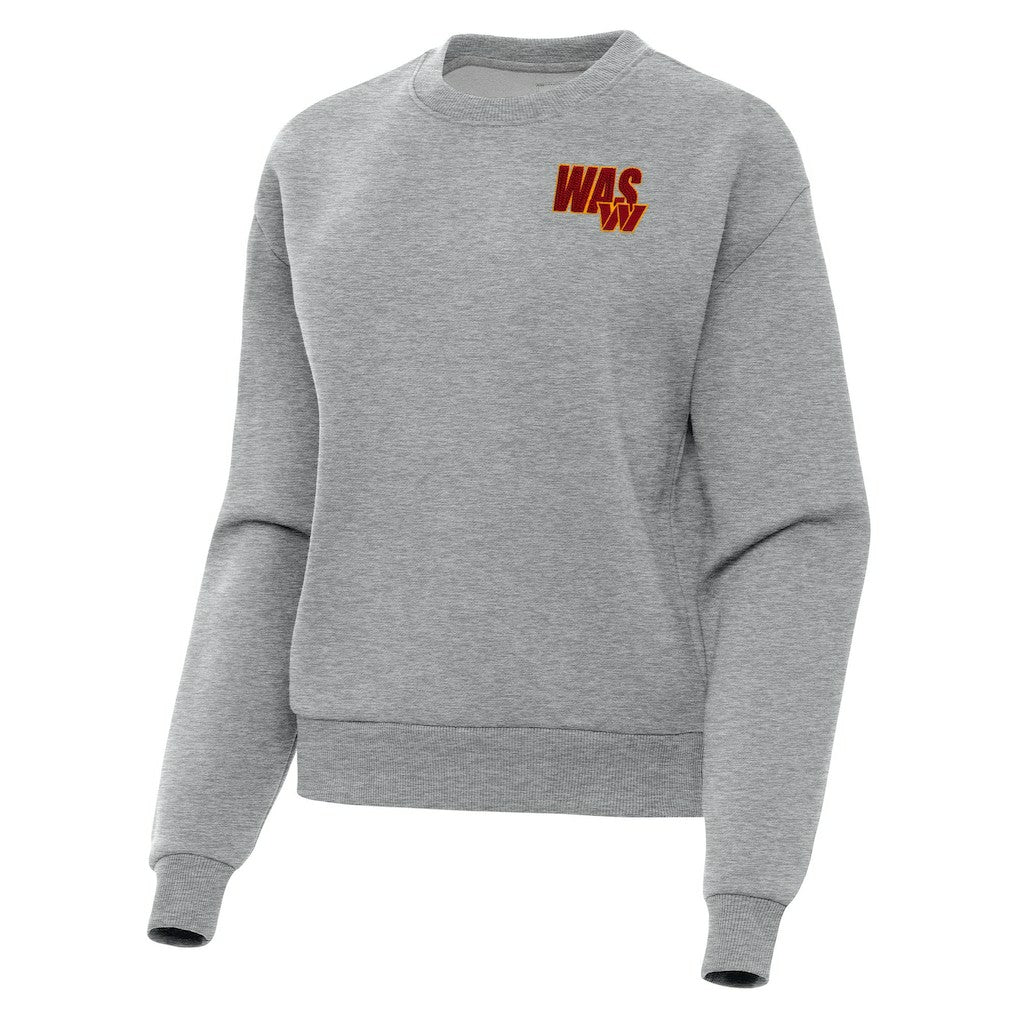 Washington Commanders Antigua Women's Victory Pullover Sweatshirt - Heather Gray for sale