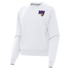 Minnesota Vikings Antigua Women's Victory Pullover Sweatshirt - White on sale
