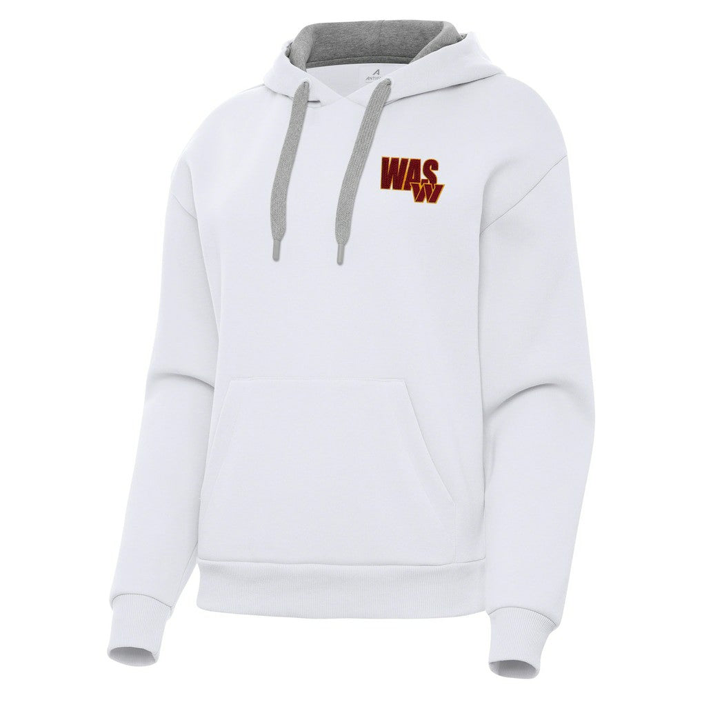 Washington Commanders Antigua Women's Victory Pullover Hoodie - White discount