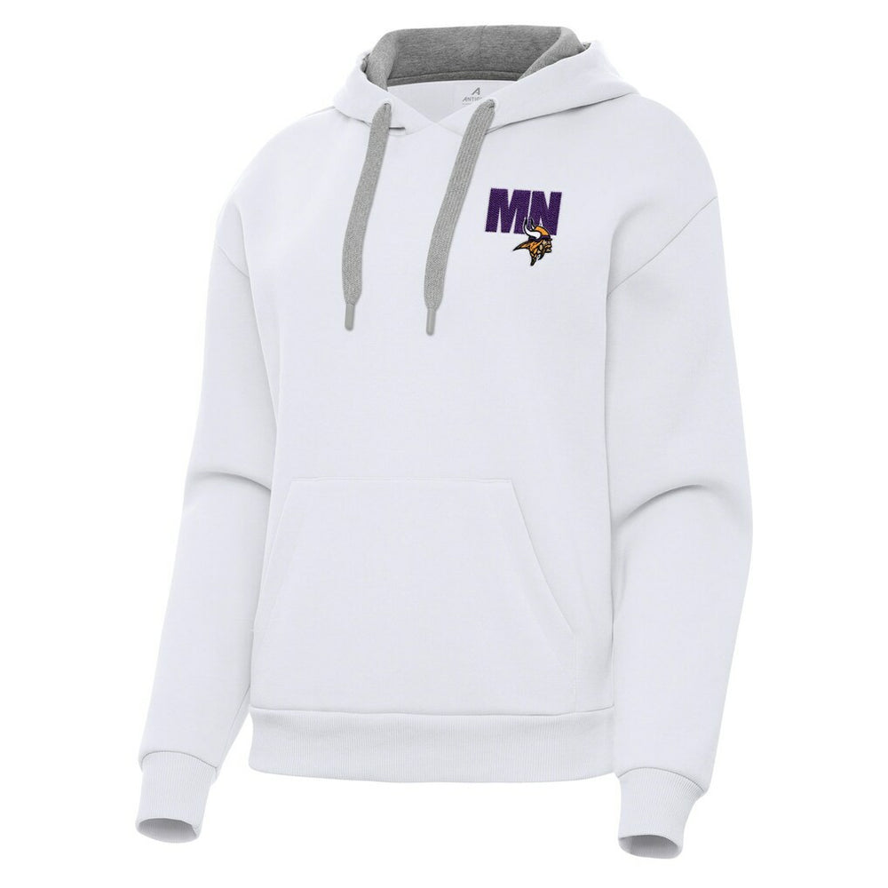 Minnesota Vikings Antigua Women's Victory Pullover Hoodie - White sale