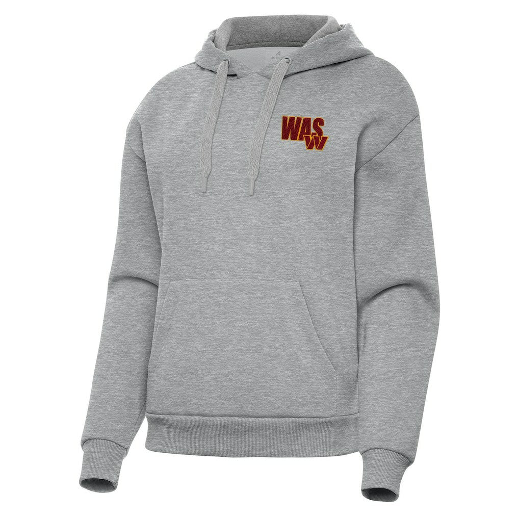 Washington Commanders Antigua Women's Victory Pullover Hoodie - Heather Gray sale