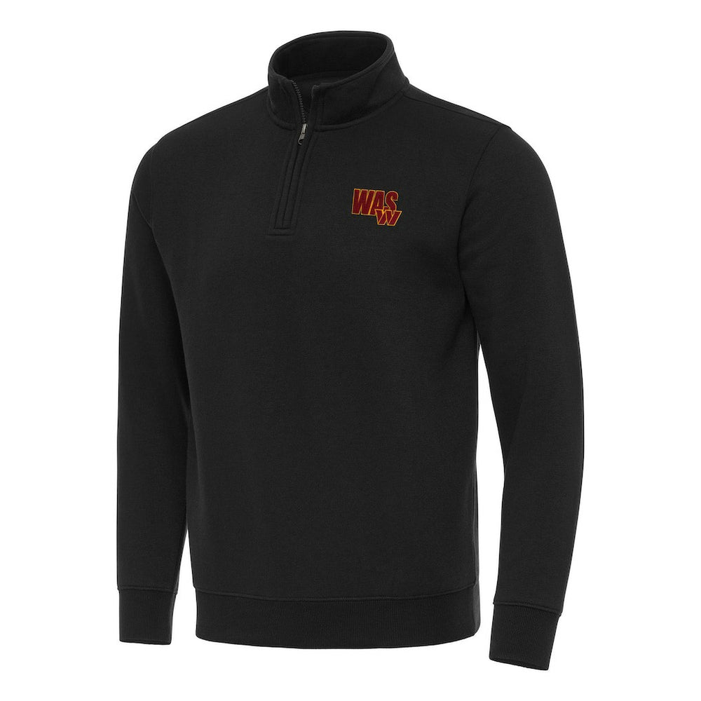 Washington Commanders Antigua Men's Victory Quarter-Zip Sweatshirt - Black discount