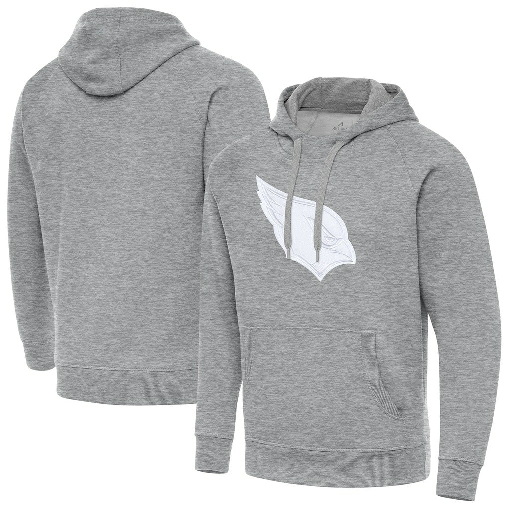 Arizona Cardinals Antigua Victory Pullover Hoodie - Heather Gray online