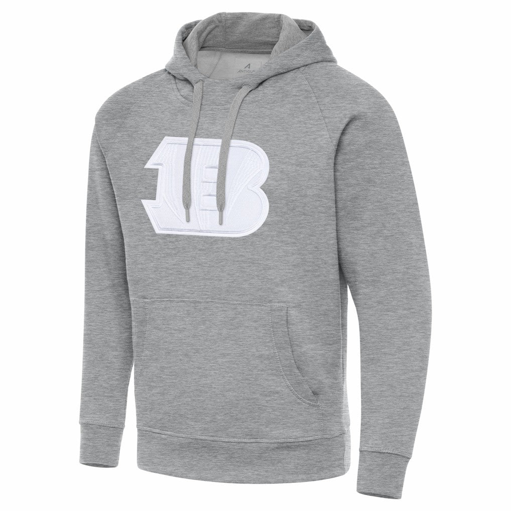 Cincinnati Bengals Antigua Victory Pullover Hoodie - Heather Gray cheap