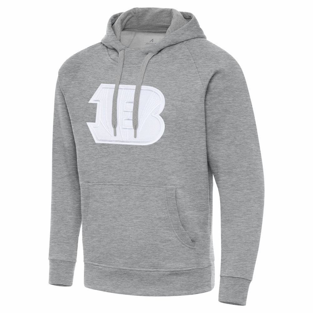 Cincinnati Bengals Antigua Victory Pullover Hoodie - Heather Gray cheap