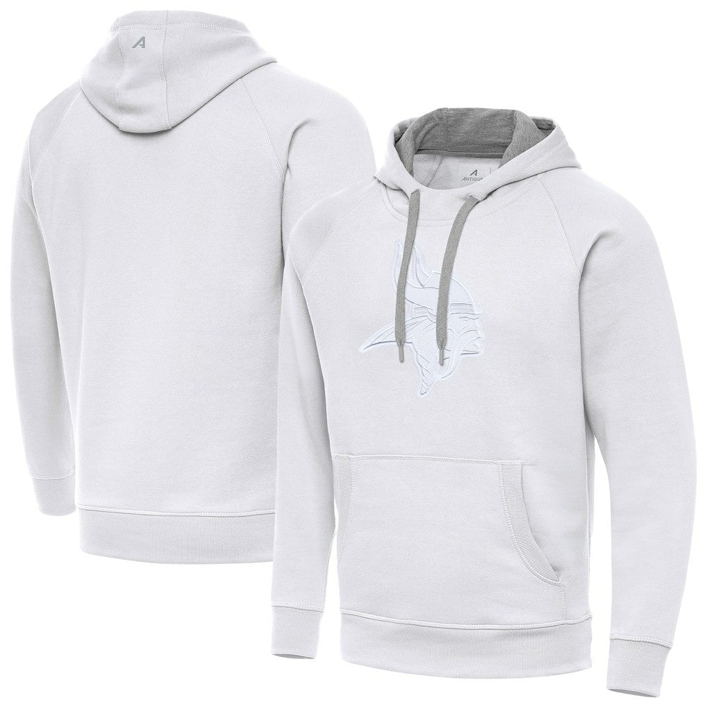 Minnesota Vikings Antigua Victory Pullover Hoodie - White sale