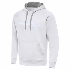 New England Patriots Antigua Victory Pullover Hoodie - White on sale