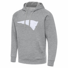 New England Patriots Antigua Victory Pullover Hoodie - Heather Gray online