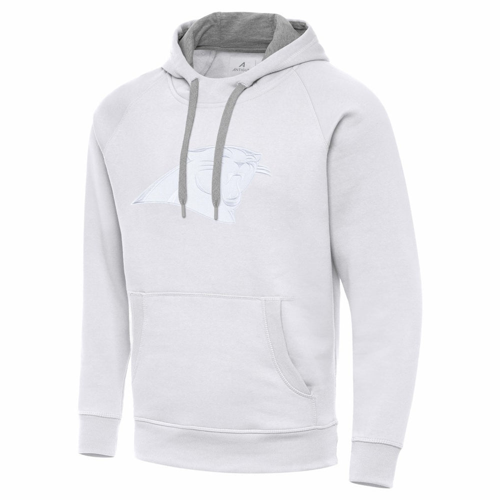 Carolina Panthers Antigua Victory Pullover Hoodie - White cheap
