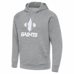 New Orleans Saints Antigua Victory Pullover Hoodie - Heather Gray sale