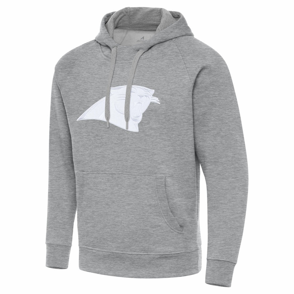 Carolina Panthers Antigua Victory Pullover Hoodie - Heather Gray outlet