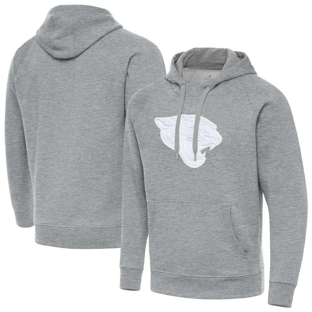 Jacksonville Jaguars Antigua Victory Pullover Hoodie - Heather Gray cheap