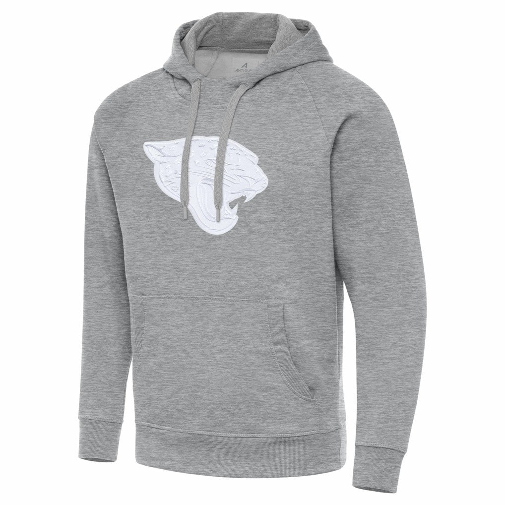 Jacksonville Jaguars Antigua Victory Pullover Hoodie - Heather Gray cheap