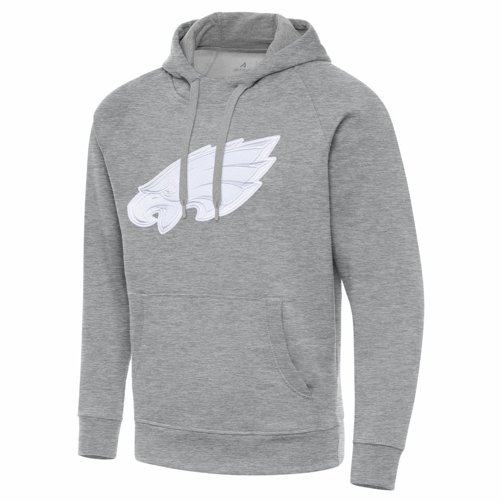 Philadelphia Eagles Antigua Victory Pullover Hoodie - Heather Gray sale